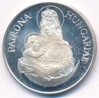 Fritz Mihály (1947-) 1991. "II. János Pál pápa / Patrona Hungariae" Ag emlékérem kapszuláb...