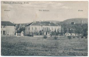 Bad Deutsch-Altenburg, Museum, Villa Zottmann, Kirche (Rb)
