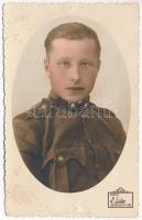 Első világháborús magyar katona. Foto Elite VIII. Rákóczi út 82. / WWI Hungarian K.u.k. military officer, soldier. photo (non PC) (fl)