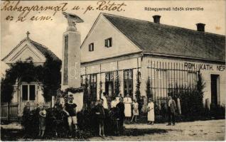 1927 Rábagyarmat, Hősök síremléke, Római katolikus népiskola (Rb)