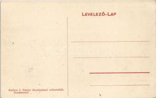 Dunaharaszti, Duna fürdő, strand kabinokkal. Kulikov J. Nándor kiadása