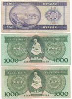 1990. 500Ft + 1993. 1000Ft + 1996. 1000Ft T:F,VG