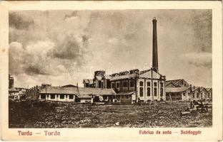 Torda, Turda; Szódagyár. J. Kiss kiadása 1924. / Fabrica de soda / soda factory (EK)