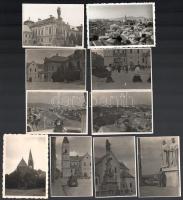 cca 1930-1940 Veszprémi részletek, 10 db fotó, 6×9 cm