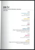 20 év, a Magyar Festők Társasága jubileuma 1995-2015.. Bp., 2015, Magyar Festők Társasága. 119 p. Sz...