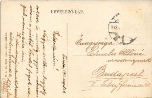 1912 Torda, Turda; Fő tér, piac, Szilágyi, Botár Imre, Kovrig János, Amirás Géza és Sípos Gábor üzle...