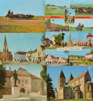 Kb. 200 db MODERN magyar város képeslap / Cca. 200 modern Hungarian town-view postcards