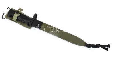 Toledo I.N.I M1969 spanyol bajonett, jelzett a pengén, sorszámozott, eredeti hüvellyel, jó állapotba...