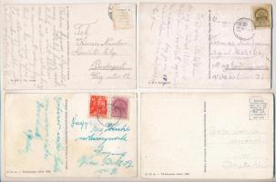 24 db RÉGI magyar nótás népviseletes képeslap vegyes minőségben, Bernáth szignó / 24 pre-1945 Hungar...