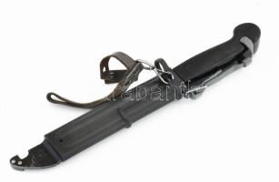NDK AKM Type 1 bajonett AK-47 (Kalasnyikov) gépkarabélyhoz, eredeti hüvellyel, némi kopással, h: 27,...