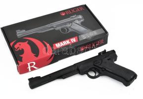 Ruger Mark IV légpisztoly, kaliber: 4,5 mm, újszerű állapotban, eredeti dobozában