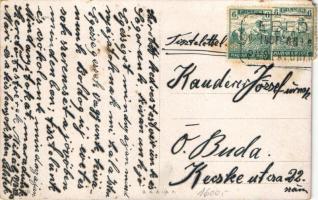 1918 Boldog Új évet! / New Year greeting. D.K. & Co. P. 3010. s: T. Kroj + "EBED POSTAI ÜGY...