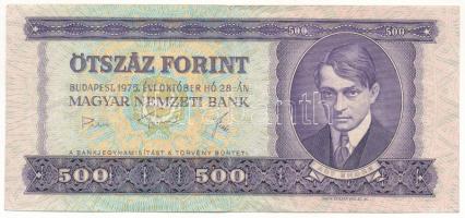 1975. 500Ft T:F apró szakadás, egyébként erős papír Adamo F41