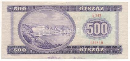1975. 500Ft T:F apró szakadás, egyébként erős papír
Adamo F41