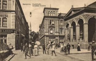 Sarajevo Market Hall with Convenience Store and Minaret