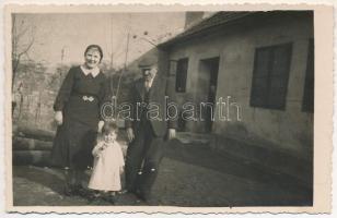 1938 Miskolc, családi fotó. photo