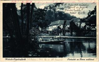 1936 Miskolctapolca, Tapolcafürdő; Tó és Anna szálló