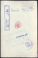 1955 Bascsák János kerékpárversenyző, Kozák Lajos pecséttel jelzett fotója, 17,5×12 cm