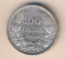 Bulgária/magyar verdejel 1930BP (Budapest) 100L Ag T:2-/3