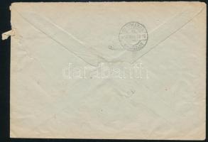 1946 (10. díjszabás) Levél 12 db bélyeggel, ebből 3 db nincsen lebélyegezve