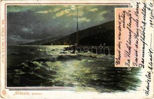 1901 Abbazia, Opatija; Scirocco / este / night. G. Rüger & Co. (EB)
