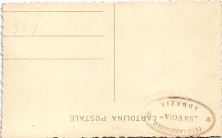 Abbazia, Opatija; fürdőzők a tengerben / bathing in the sea, beach. Foto-Laboratorio "Savoia&qu...