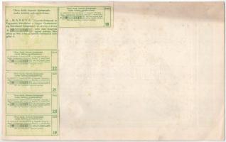 Budapest 1941. "Hangya Termelő-Értékesítő és Fogyasztási Szövetkezet" üzletrésze 500P-ről,...