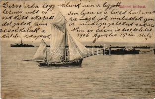 1906 Balaton, halászat (Rb)