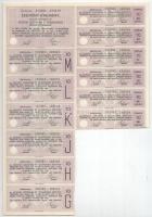 Újpest 1930. "Egyesült Izzólámpa és Villamossági Részvénytársaság" 10 részvénye egyben, ös...