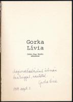 Urbán Nagy Rozália: Gorka Lívia. Corvina Műterem. Gorka Lívia (1925?2011) Munkácsy-díjas keramikus á...