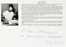 Papp György metszetei. 15 metszet (a 17 ből) DEDIKÁLT 35x24 cm