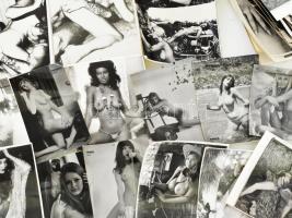 Retró erotikus és pornó fotó tétel, össz. 113 db, vegyes méretben és állapotban