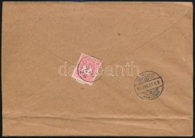 1899 5kr levélen "SZÁNTOVA"