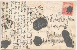 1917 Szinérváralja, Szinyérváralja, Seini; Szeszgyár, Adózott szeszkereskedés és italmérés. W.L. Bp....