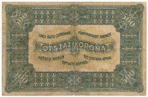 1920. 500K "Orell Füssli Zürich" nyomdahely jelöléssel, "5A 004 071947" T:VG bes...