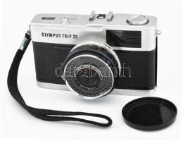 Olympus Trip 35 fényképezőgép, tok nélkül, kis sérüléssel