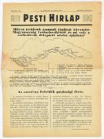 1938 Bp., Pesti Hírlap LX. évfolyam 234. szám, felvidéki visszacsatolt területek térképei