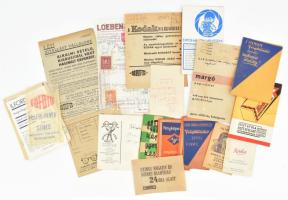 Fotózással kapcsolatos reklámanyagok, tasakok, stb., 23 db