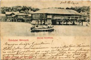 1908 Hévíz, fürdőház. Márton Mór kiadása, W.G. 1233. (EB)