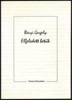 Bényi Gergely: Elfeledett betűk. Deutsch Zoltán rajzaival. Bp., 1993, Belvárosi Könyvkiadó, 56+(2) p. Kiadói papírkötés, jó állapotban. Az illusztrátor, Deutsch Zoltán (1975- ) által DEDIKÁLT példány.