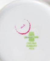 9 db Zsolnay tálka. Matricás, jelzett, hibátlan 8 cm