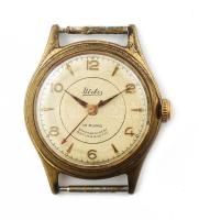 Mechanikus karóra, Utiles, 17 köves, kopott, szíj nélkül, d: 3,3 mm, működik