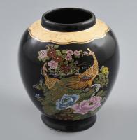 Asahi japán váza. aranyozott, jelzett, hibátlan 11 cm