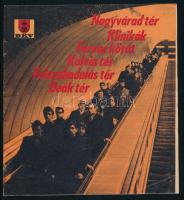 cca 1977 Az M3-as metrót népszerűsítő kiadvány, képekkel, térképekkel, 16p