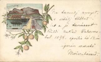 1898 Monte Pellegrino Litho