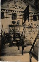 1906 Sümeg, Darnay Kálmán múzeuma, belső. Horvát Gábor kiadása (fl)