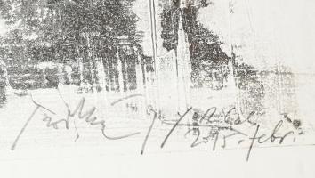 Tzortzoglou Georgios (1952-): Haraszty István "Édeske" (1934-2022) szobrászművész portréja...