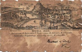 Budapest Buda 1650 Zsidó várossal (EB)