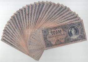 1945. 500P (30x) T:F,VG közte szép papír és kisebb anyaghiány Adamo P19