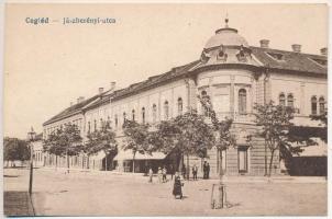 Cegléd, Jászberényi utca. Vasúti levelezőlapárusítás 9111.